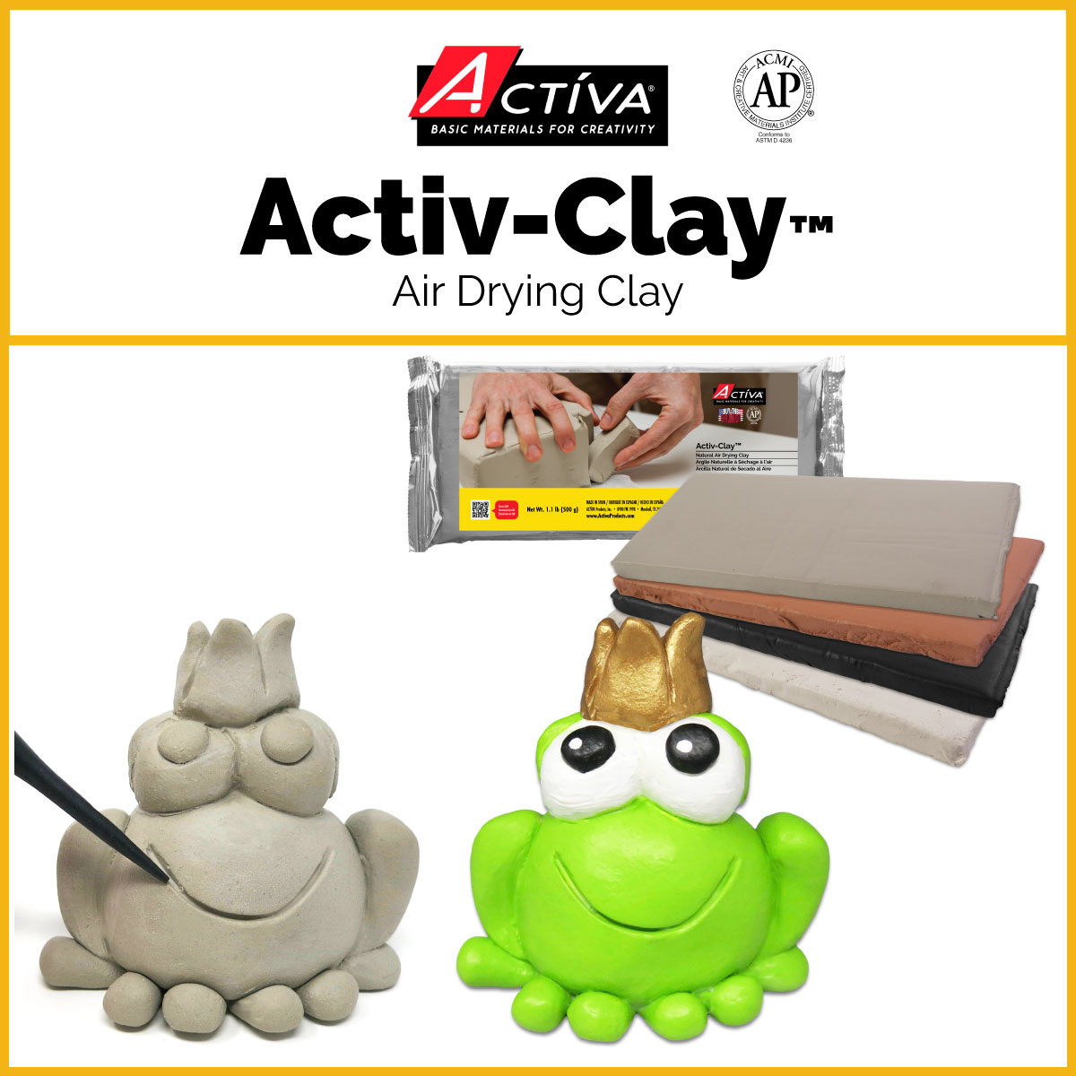 Activaproducts's tweet photo. Activ-Clay™
Air Drying Clay
https://t.co/tXwxEzWwdD https://t.co/RStRT8ggZM