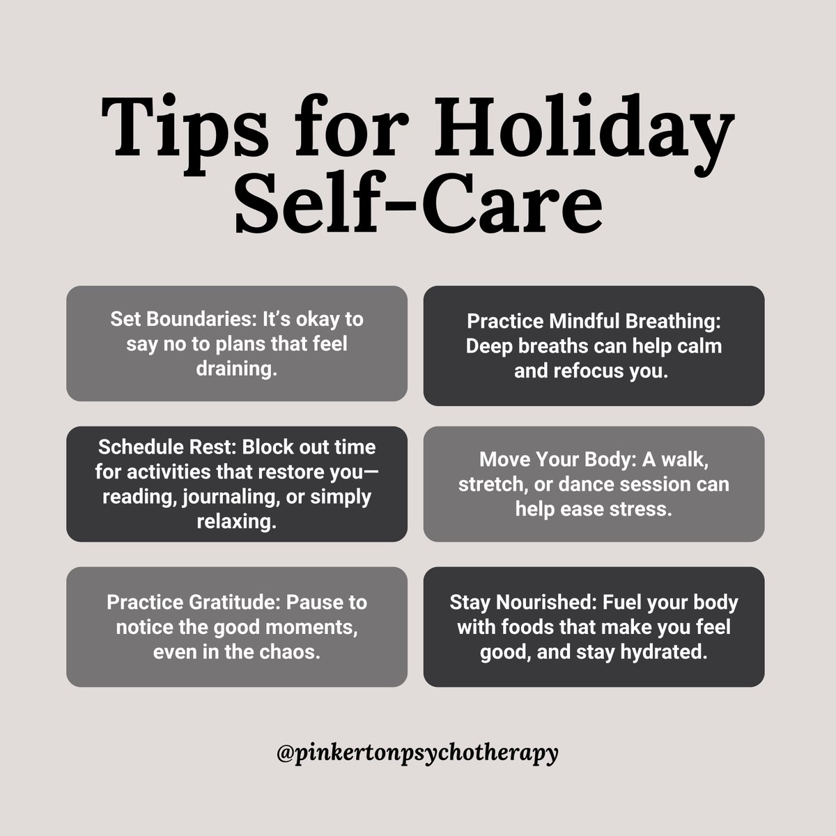 redheadreveal's tweet photo. The holidays are a season of joy, connection, and celebration—but they can also bring stress, burnout, and overwhelm.

Here’s your reminder: You don’t need to do it all. Taking time for rest and self-care isn’t selfish—it’s essential for your well-being. ❤️

#Holidays #SelfCare https://t.co/5RKCfmkth8
