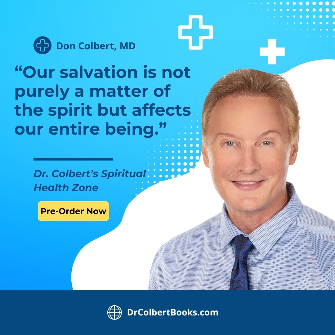 charismahouse's tweet image. Are you treating your body as the temple of the Holy Spirit (1 Corinthians 6:19-20)? 

Read more in Don Colbert, MD’s “Dr. Colbert’s Spiritual Health Zone.” 

Pre-Order Your Copy: bit.ly/spiritualhealt… 

Stay Connected: @DonColbert

#HeartCentered #PositiveVibes #ColbertHealth