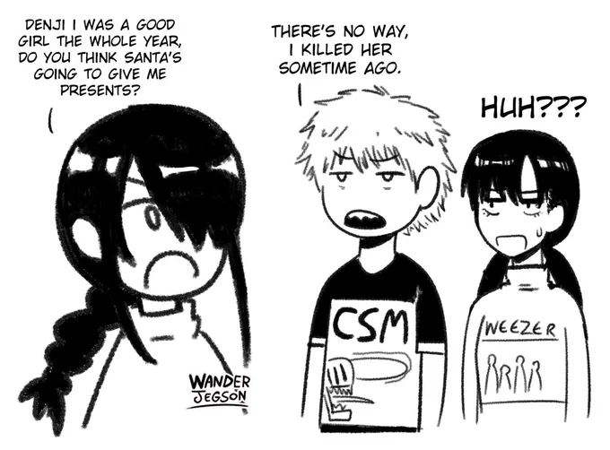 Denji &amp; Santa have a history together: 