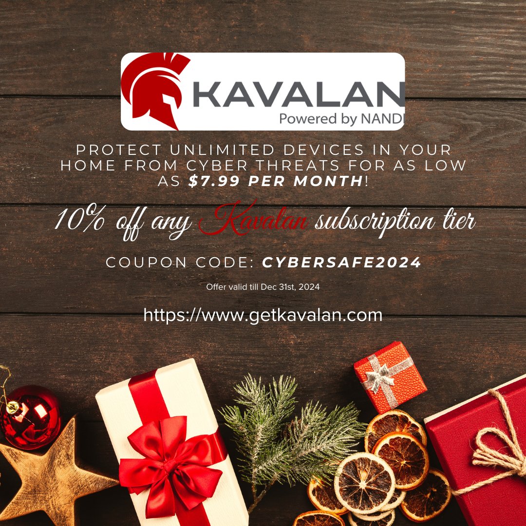 Our holiday sale is here! Take advantage now!

#intelligentdigitalsafety #connecteddevices #cybersecurity #privacy