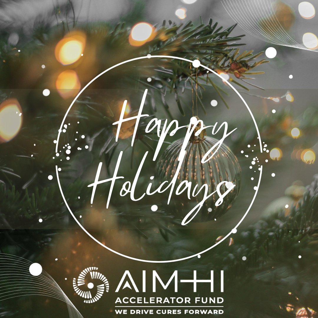 Here’s to a bright and hopeful new year filled with discovery, collaboration, and progress. Thank you for being part of this journey with us!

#HappyHolidays #AIMHI #TogetherWeCan #CancerResearch #InnovationForCures