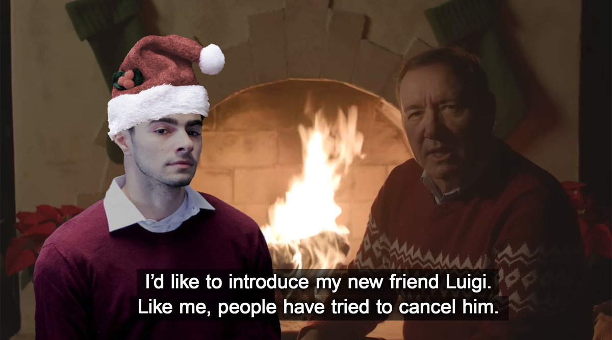 This year's Kevin Spacey Christmas video is the wildest one yet.