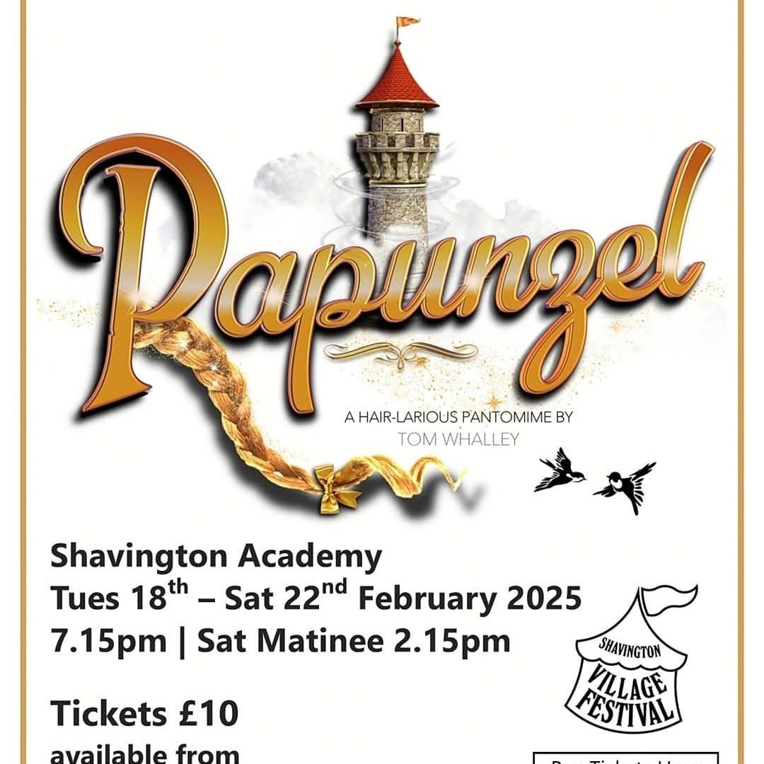 If you're looking for a last minute Christmas present, grab some tickets for our hair-larious pantomime, Rapunzel.
ticketsource.co.uk/shavingtonpant…