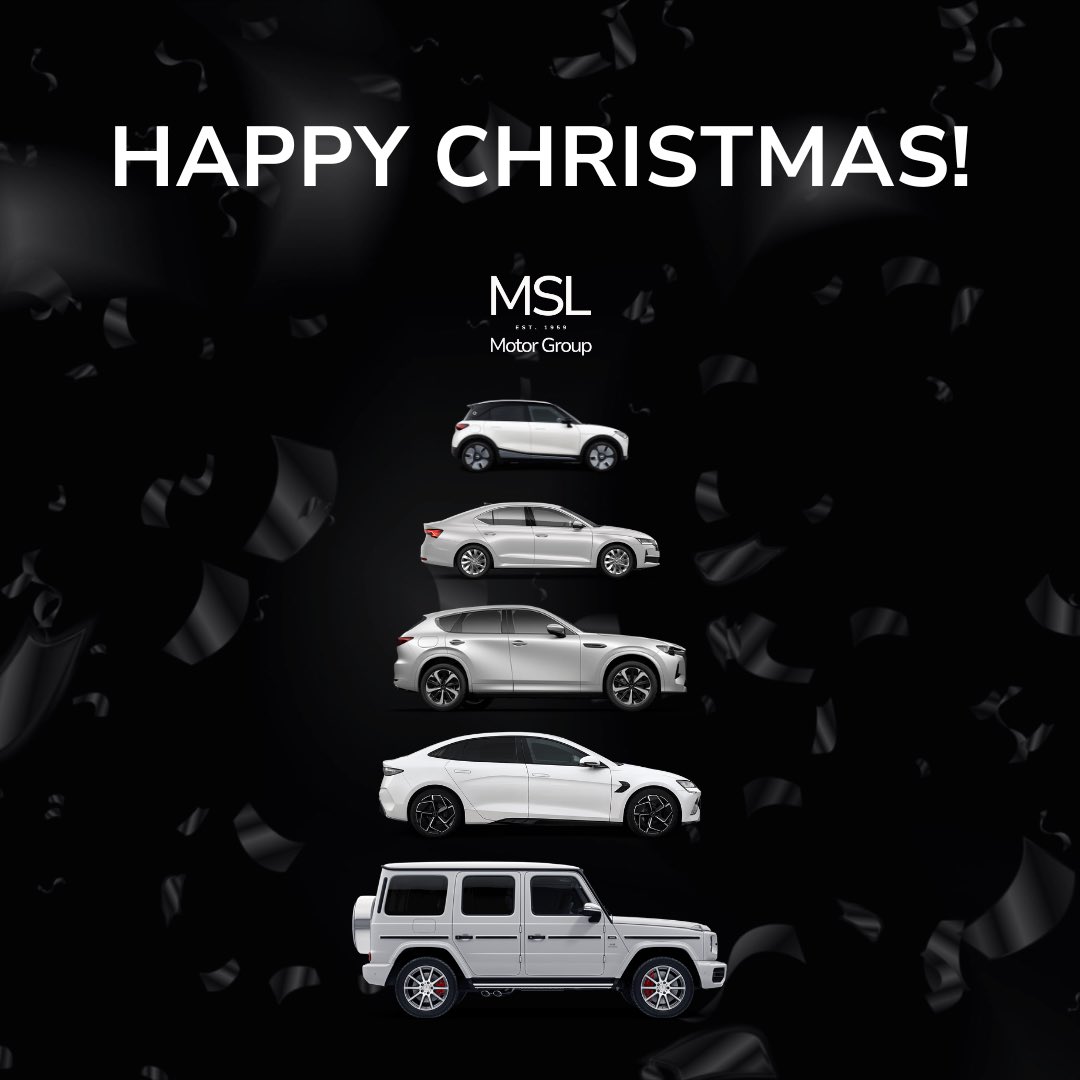 To all of our customers, followers, partners and staff, we are grateful for everything in 2024 and want to wish you all a very happy Christmas with your friends and families! 

#MSLMotorGroup #MercedesBenz #BYD #Mazda #Skoda #Smart