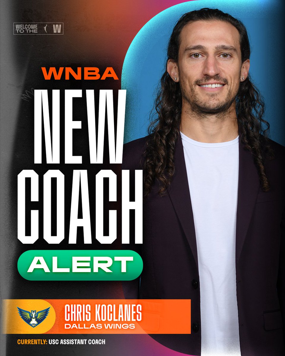 The <a href="/DallasWings/">Dallas Wings</a> welcome Chris Koclanes as their new head coach ⬇️

Koclanes is currently serving as an assistant coach for the USC Trojans and has previous experience as a WNBA assistant