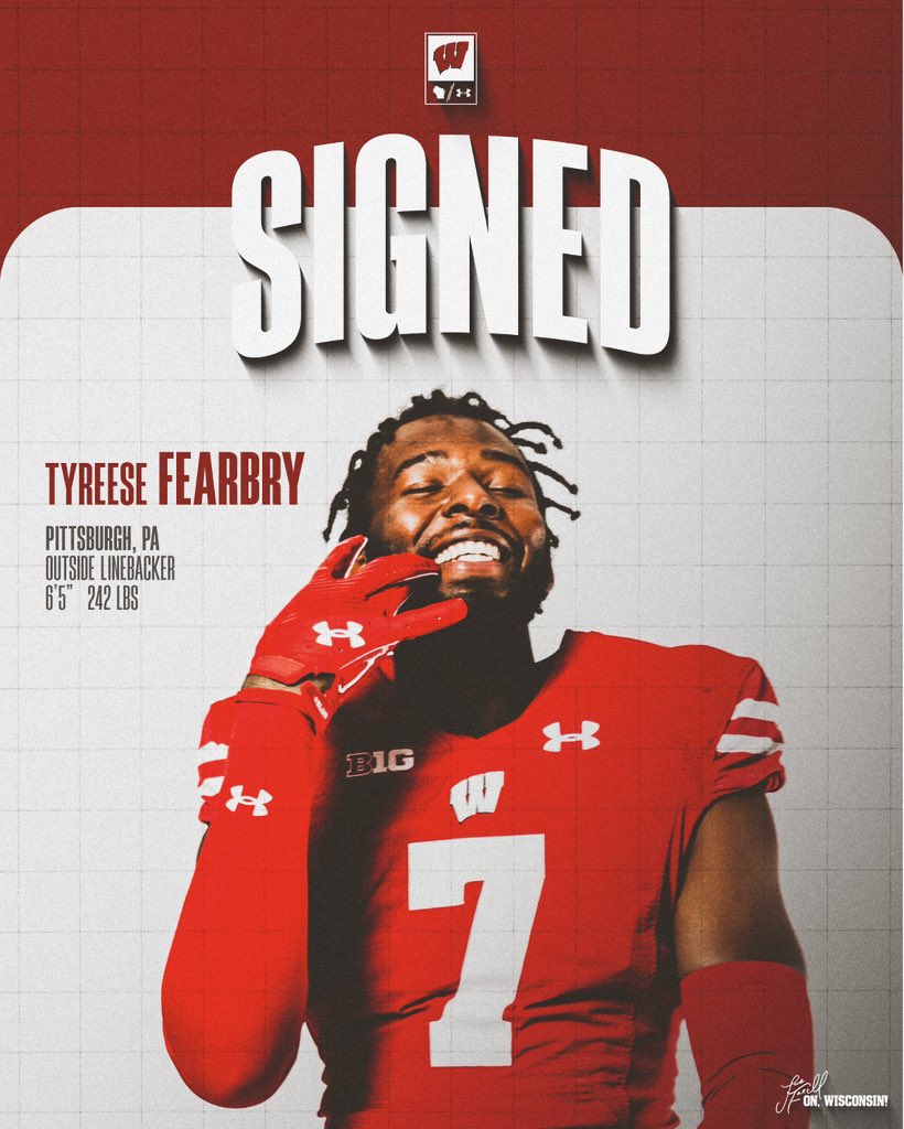 Wisconsin Football tweet media