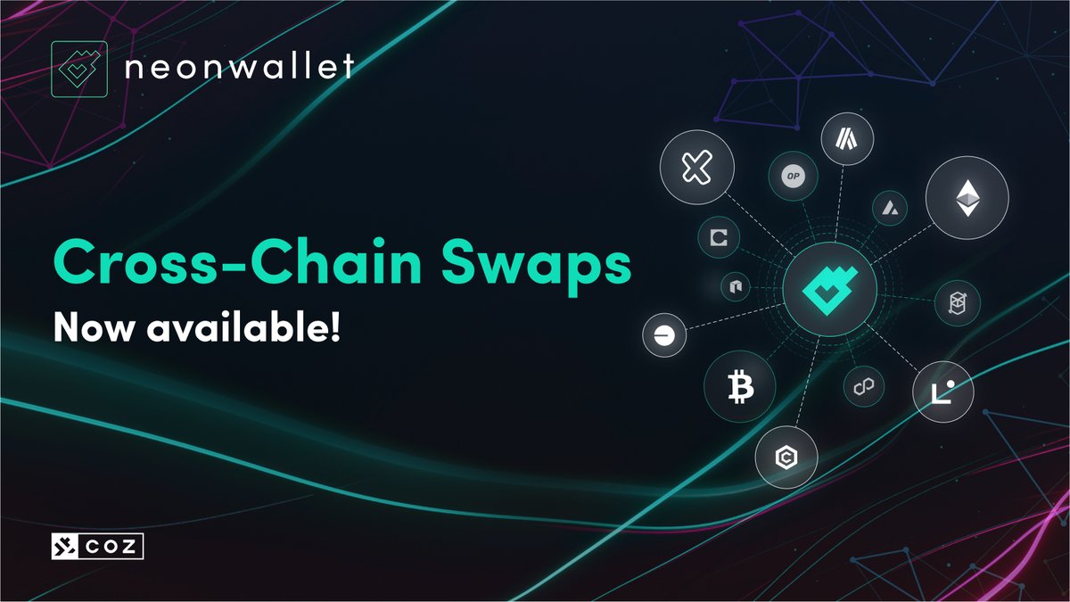 coz_official's tweet image. Our team is always attentive to user needs and feedback. We work hard to meet expectations and deliver the best solutions. Today, we're proud to introduce Neon Wallet's new feature: Cross-Chain Swaps 🪙⬅️➡️💵
Get the latest version - coz.io/neon-wallet
*iOS available soon