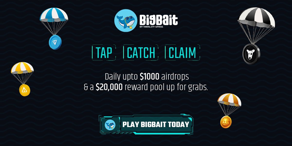 airdropinspect's tweet photo. New airdrop: BigBait
Total Reward: $20,000 worth of rewards
Rate: ⭐️⭐️⭐️⭐️
Winners: For Everyone
Distribution: 10th February, 2025

Bot Airdrop Link: https://t.co/RaFIkCPiDz

#Airdrop #Airdrops #Airdropinspector #BigBait #CryptoAirdrop #TelegramAirdrop #TGMiniApp #MiniApp #TGBot #AirdropBot #NewAirdrop #BigAirdrop #Giveaways #WEB3 #Crypto #Blockchain #Bitcoin #BTC