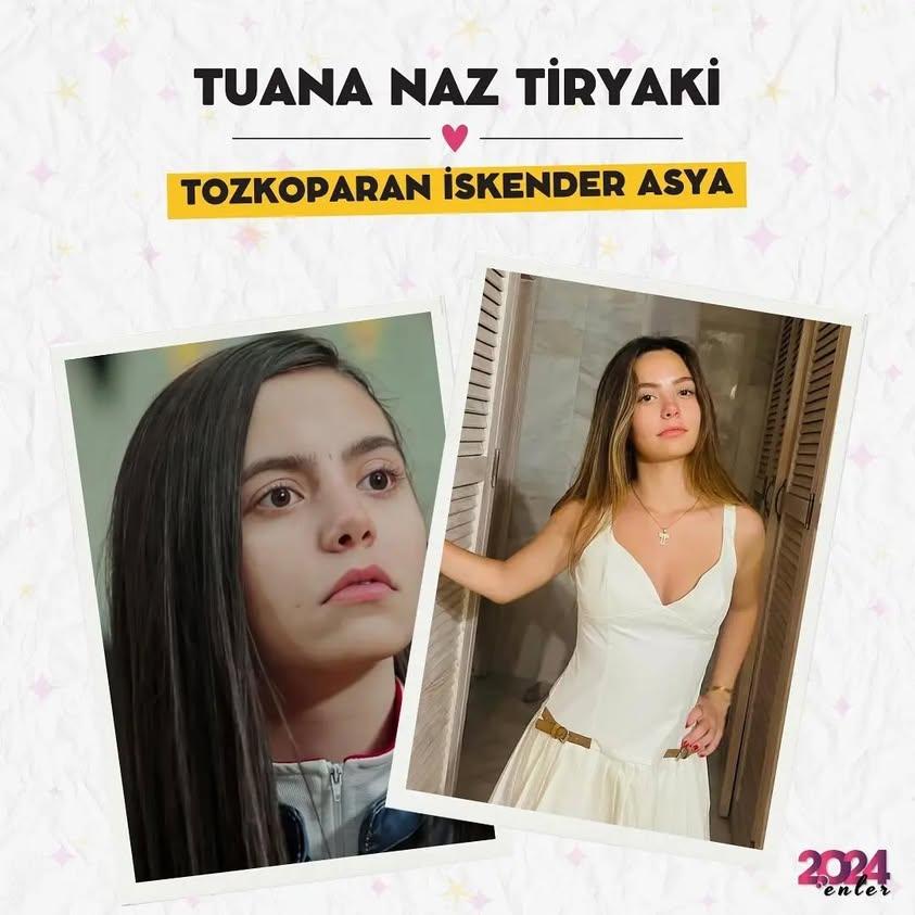 #TuanaNazTiryaki, Onedio'nun 2024 yılının "Yıldızı Parlayan Oyuncuları" listesinde yer aldı. 💥