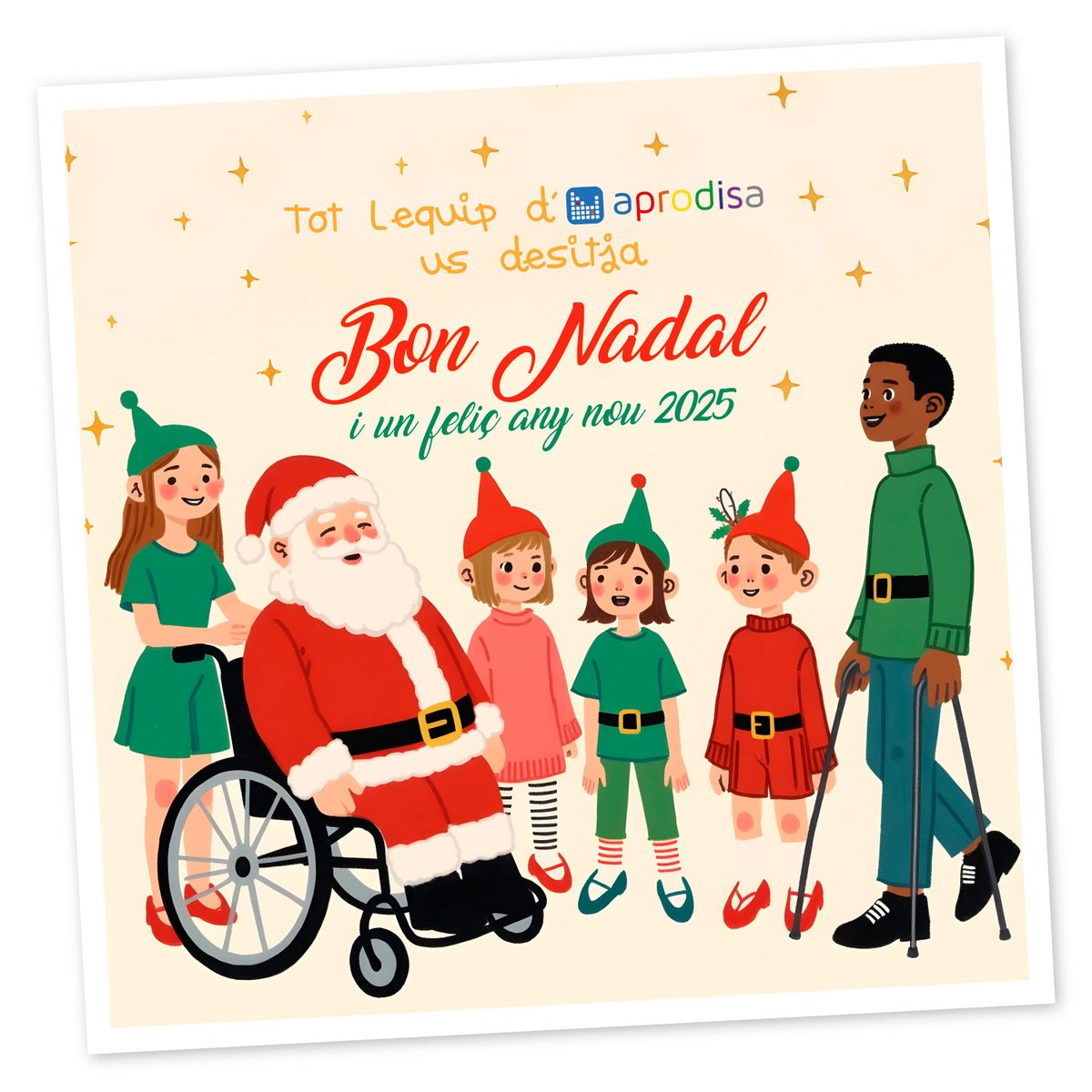 La família d'Aprodisa us desitja Bon Nadal i feliç any nou 2025!