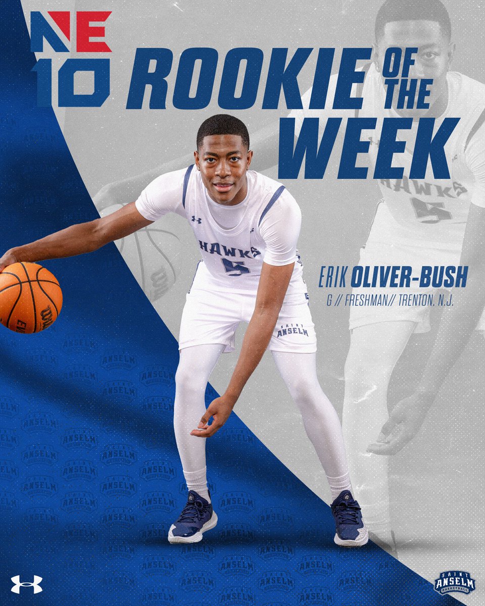 Congratulations to Sean McCarthy and Erik Oliver-Bush on earning NE10 Player and Rookie of the week honors! 👏🔥

📰: saintanselmhawks.com/news/2024/12/2…

#HawksSoarHigher