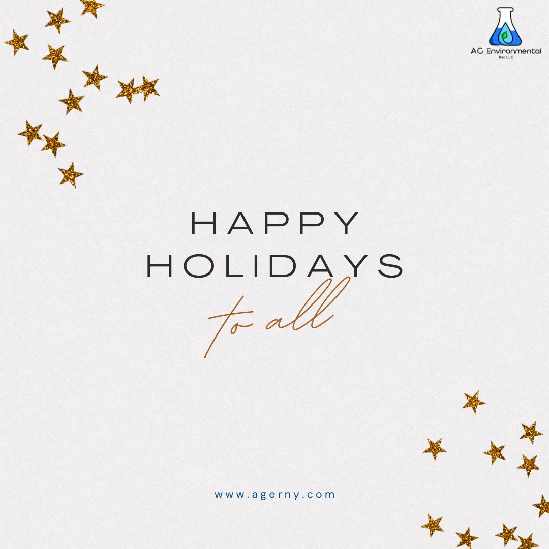 NYwaterlab's tweet image. Happy #Holidays from the entire AG #EnvironmentalLab 💧🌷🌎