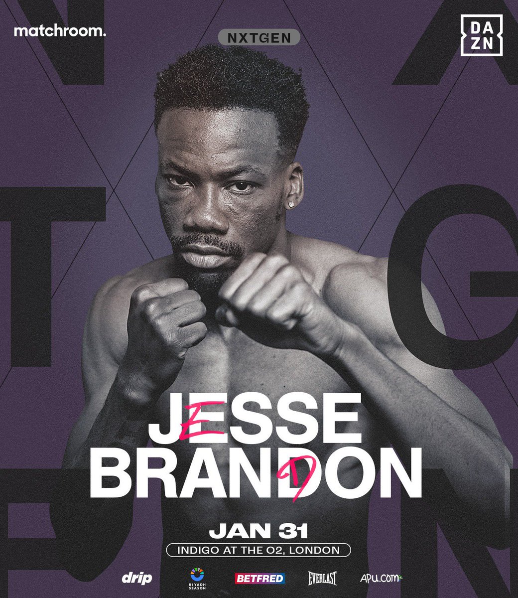 It's time for <a href="/Jesssee01/">Jesse Brandon</a> 😮‍💨

See you in the New Year...

<a href="/MatchroomBoxing/">Matchroom Boxing</a> || <a href="/DAZNBoxing/">DAZN Boxing</a>