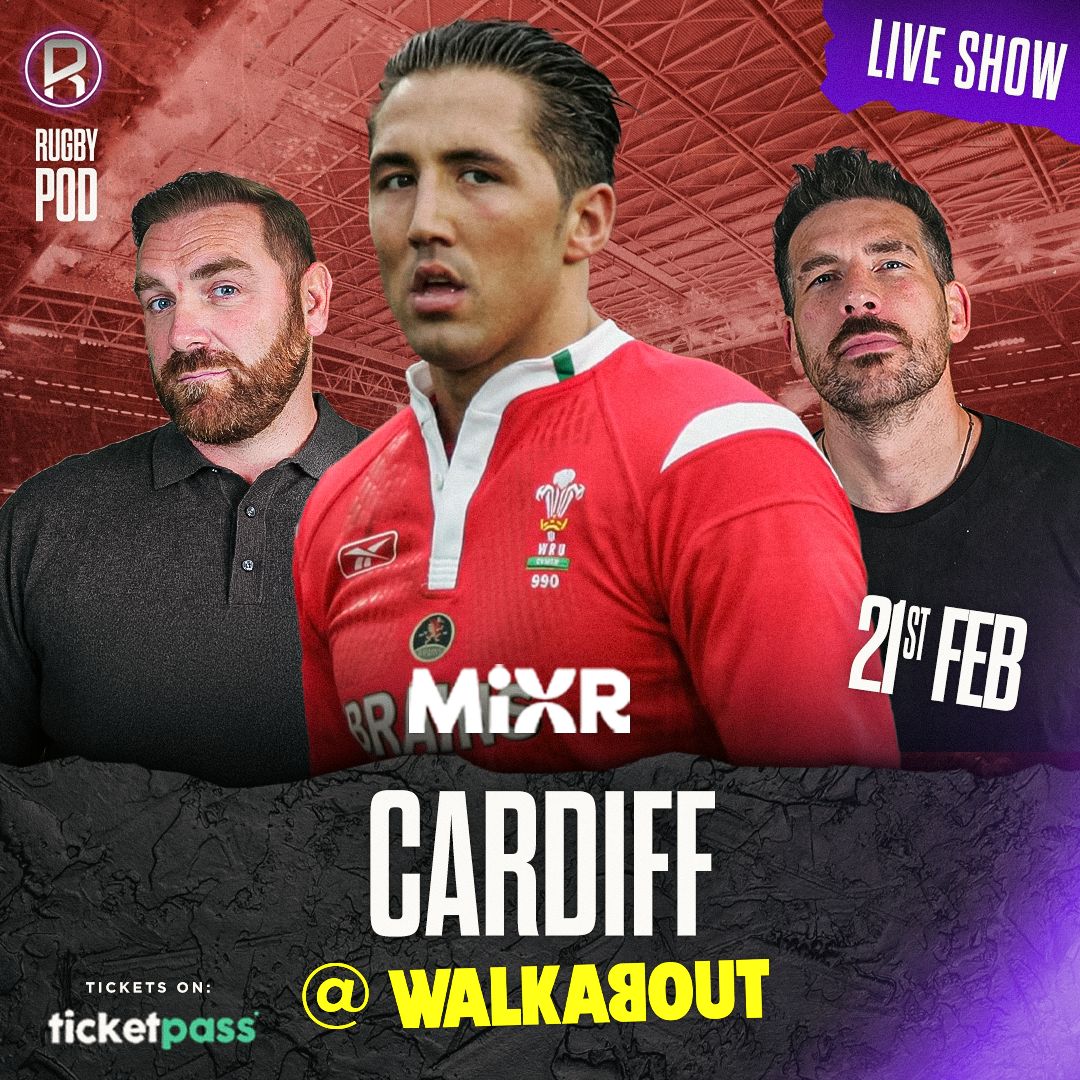 TheRugbyPod's tweet photo. Ohhhh baby, this is gonna be good. Gavin Henson is joining Jim & Goodey in Cardiff for our live show.
From putting Mat Tait into next week, to getting a helicopter with Oasis, he has some stories. Get your tickets now. Link on our website or https://t.co/fjfGi0RmWt https://t.co/oQM2AzlVLi