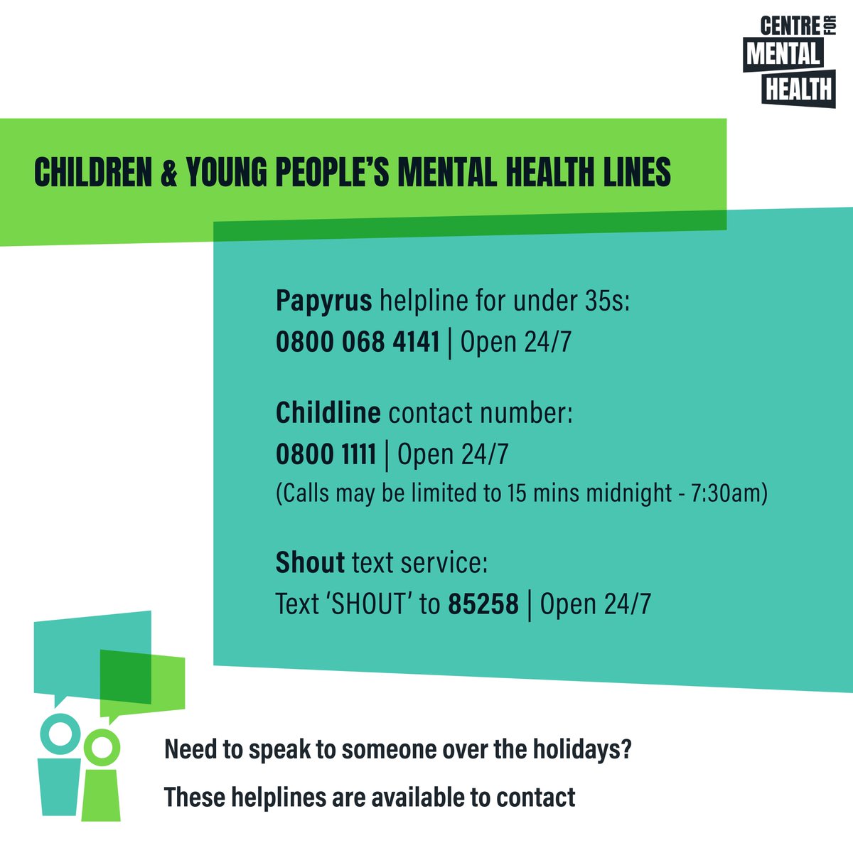 Centre for Mental Health tweet media