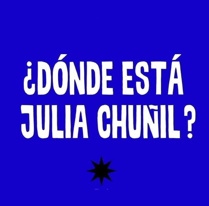SergioGrezToso's tweet photo. Julia Chuñil, desaparecida "en democracia" y bajo estado de excepción en el territorio mapuche.
El Estado de Chile debe responder. https://t.co/BdxCIegItN