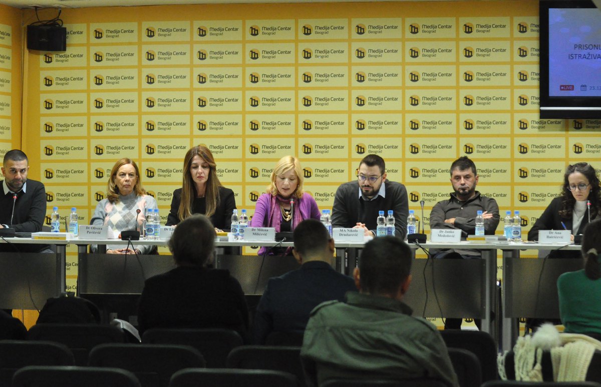 MedijaCentar's tweet photo. PrisonLIFE projekat: Rezultati istraživanja zatvorskog života i ključni nalazi
#medijacentarbeograd
Više na: https://t.co/njuRpsAGat https://t.co/Wq2YqsZuWp
