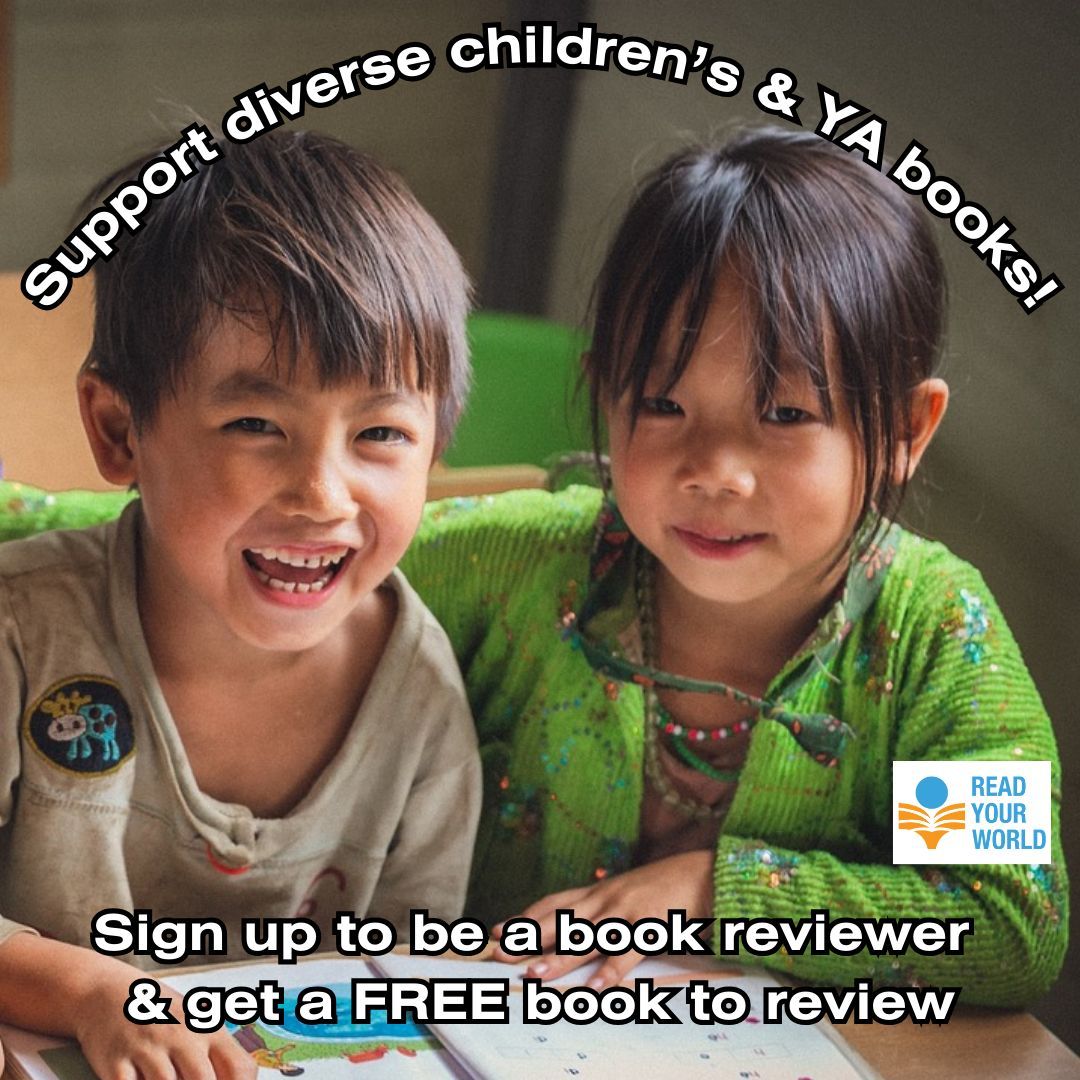 Show your support for diverse children's &amp; YA books! When you sign up to be a book reviewer, you get a FREE book to review:

buff.ly/3zx0zMA

#ReadYourWorld #kidlit