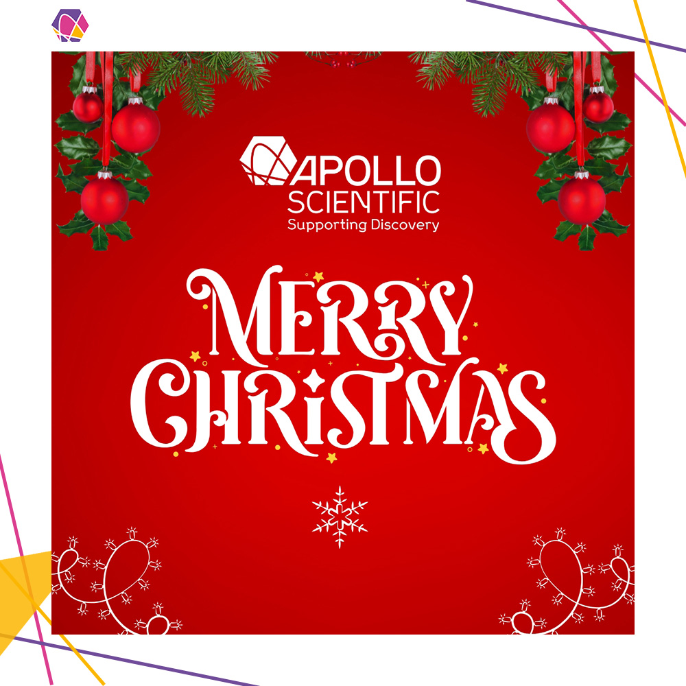 Merry Christmas from everyone at Apollo Scientific! 🎄🎁 Huge thanks to our customers, suppliers, and staff for being part of the Apollo Family. Wishing you all a fantastic day and a wonderful festive season. ✨