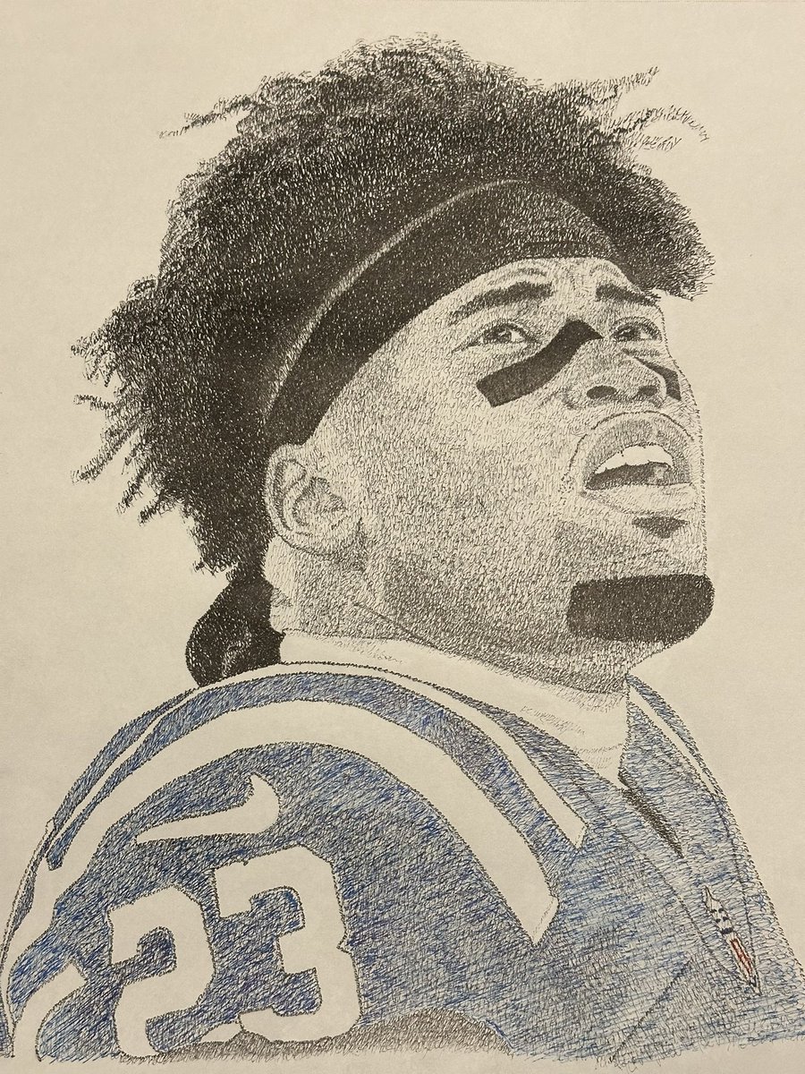 Brian Green (@greenmobe) on Twitter photo Repost <a href="/Colts/">Indianapolis Colts</a> <a href="/KennyKennyMoe3/">Kenny Moore II</a>
#WPMOYChallenge #ProBowlVote
Wrote his name thousands of times to create the drawing 👊 Repost <a href="/Colts/">Indianapolis Colts</a> <a href="/KennyKennyMoe3/">Kenny Moore II</a>
#WPMOYChallenge #ProBowlVote
Wrote his name thousands of times to create the drawing 👊