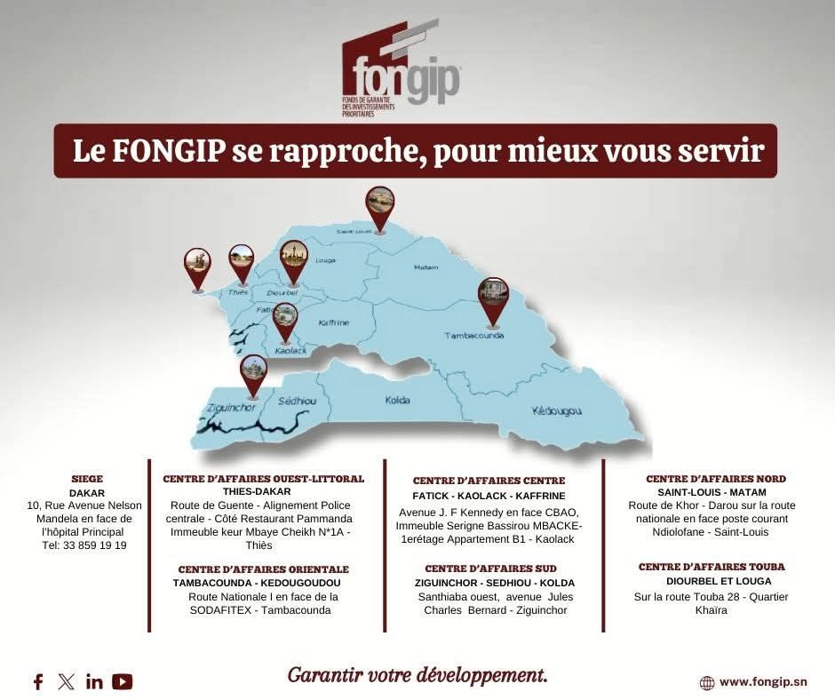 FONGIP's tweet photo. #FONGIP #garantie #financement #VisionSénégal2050 #territorialisation https://t.co/SSefiDx8YJ