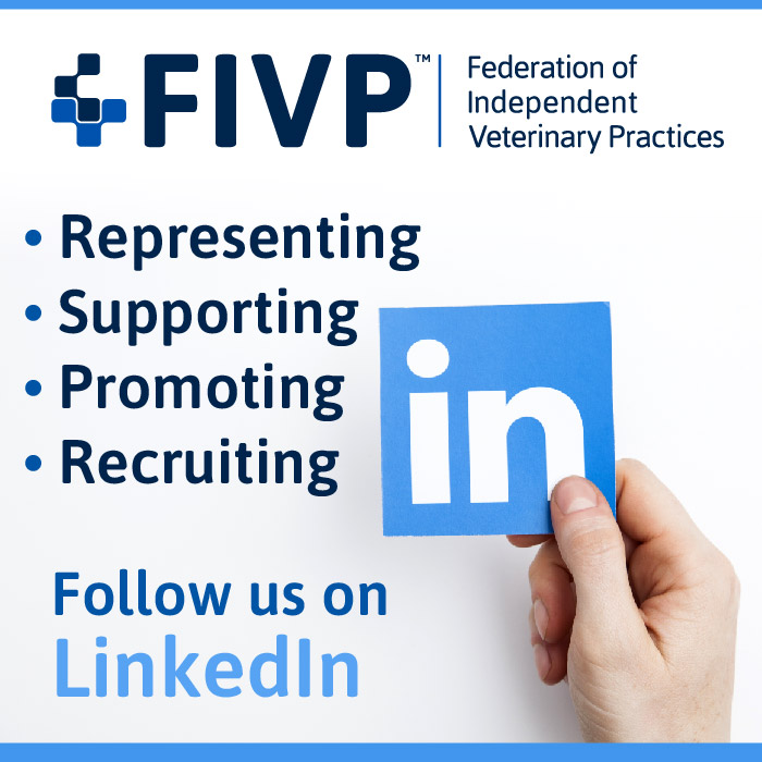 FedIVP's tweet photo. For more information about our work, follow us on LinkedIn!

Our LinkedIn community is a great place to discuss what's new in the veterinary world and connect with other independent vets.

#veterinary #linkedin #vetcareers #independentpractice https://t.co/D6pHOeX0lK
