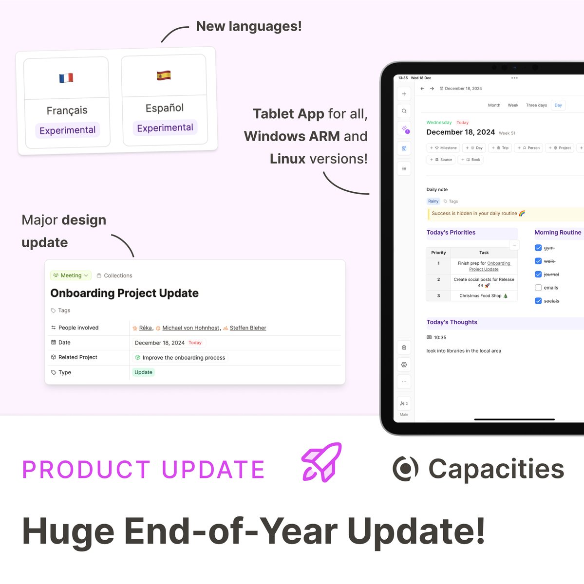 Time to round off the year with one final release, packed with cool new stuff and improvements! Let’s go!