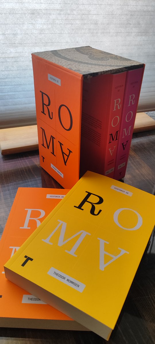 Libros de Historia (@librosdhistoria) on Twitter photo «Historia de Roma», de Theodor Mommsen.
➡️ Consíguelo en amzn.to/41JAaa9 ⬅️
En 2022, para la celebración del 120 aniversario del Premio Nobel de Literatura otorgado a Theodor Mommsen, <a href="/EditorialTurner/">Editorial Turner</a> presentaba la reedición de su monumental «Historia de Roma» en un «Historia de Roma», de Theodor Mommsen.
➡️ Consíguelo en amzn.to/41JAaa9 ⬅️
En 2022, para la celebración del 120 aniversario del Premio Nobel de Literatura otorgado a Theodor Mommsen, <a href="/EditorialTurner/">Editorial Turner</a> presentaba la reedición de su monumental «Historia de Roma» en un
