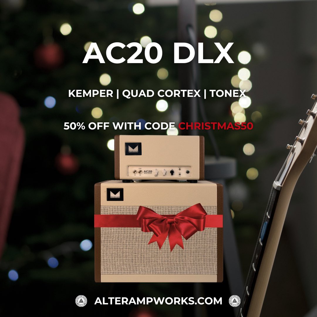 alterampworks's tweet photo. Christmas is right around the corner! Check these out plus many more for Kemper, Quad Cortex, and ToneX today. Use code CHRISTMAS50 for 50% off everything!

https://t.co/JmT4NbSgXQ

•
•
•
•

#kemper #kemperamps #kemperprofilingamp #kemperprofiler #quadcortex #neuraldsp #tonex #tonexpedal #tonexone #ikmultimedia #ikmultimediatonex #geartalk #gearwire