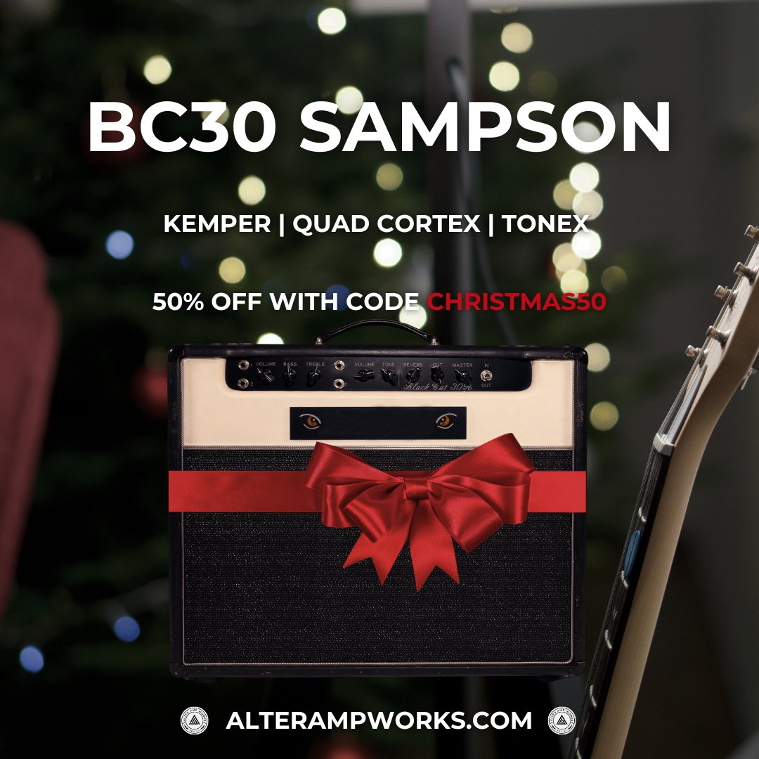 alterampworks's tweet photo. Christmas is right around the corner! Check these out plus many more for Kemper, Quad Cortex, and ToneX today. Use code CHRISTMAS50 for 50% off everything!

https://t.co/JmT4NbSgXQ

•
•
•
•

#kemper #kemperamps #kemperprofilingamp #kemperprofiler #quadcortex #neuraldsp #tonex #tonexpedal #tonexone #ikmultimedia #ikmultimediatonex #geartalk #gearwire