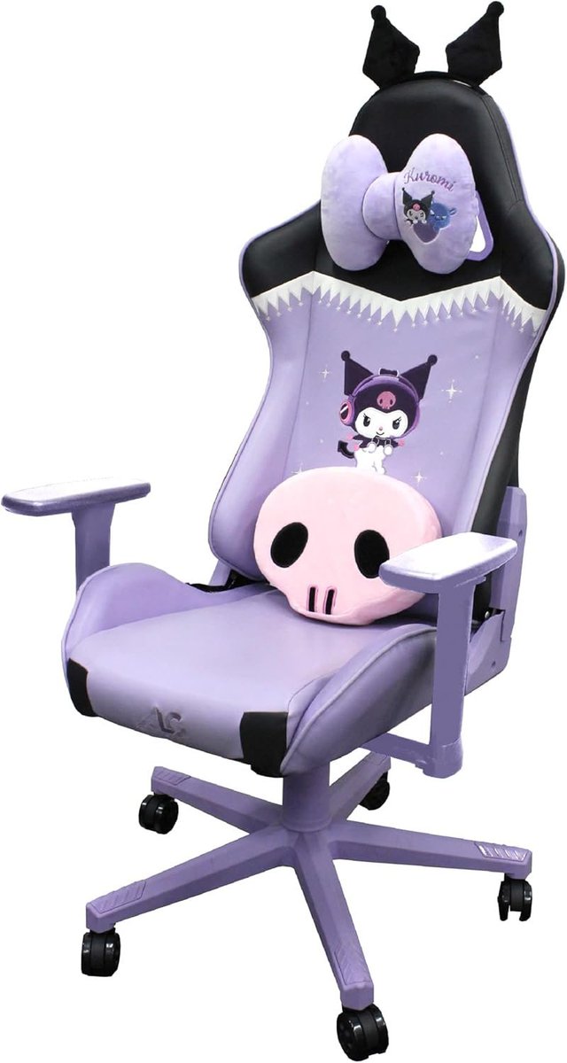 sanriodaily's tweet photo. kuromi gaming chair 💫 https://t.co/KlcXZkap9P