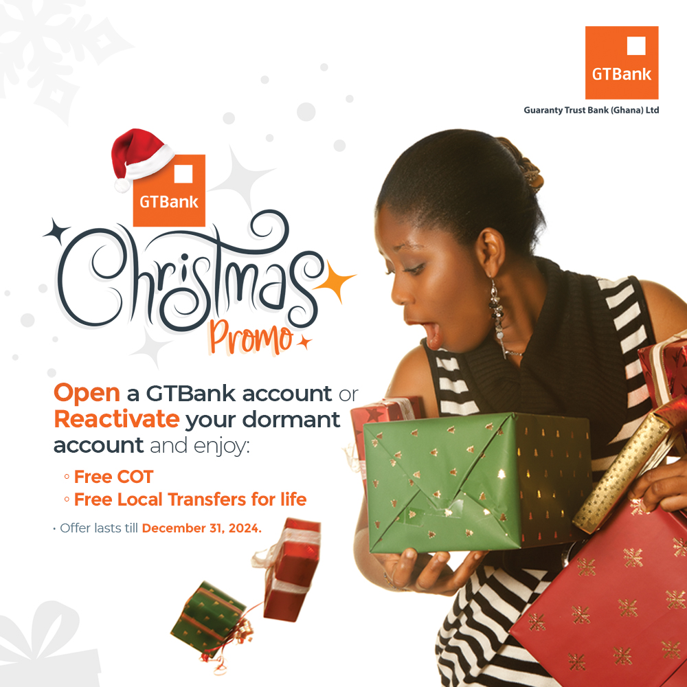 GTBankGhana's tweet photo. The #OrangeSanta is in town with BIG rewards this Christmas!๐ฅณ
Activate your dormant account by simply dialing *737*11# to enjoy so much more. For further enquiries, contact us on Toll Free 0800124000
#GreatExperiences #GTBankgh #ChristmasPromo https://t.co/nLm5lvMpJ4