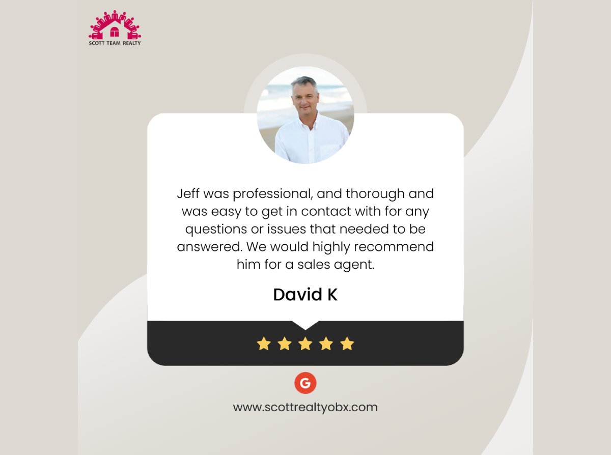 scottteamrealty's tweet photo. 5 Star: David K. "Jeff was professional, thorough
and was easy to get in contact with for any..." https://t.co/e2hz8Tknzp