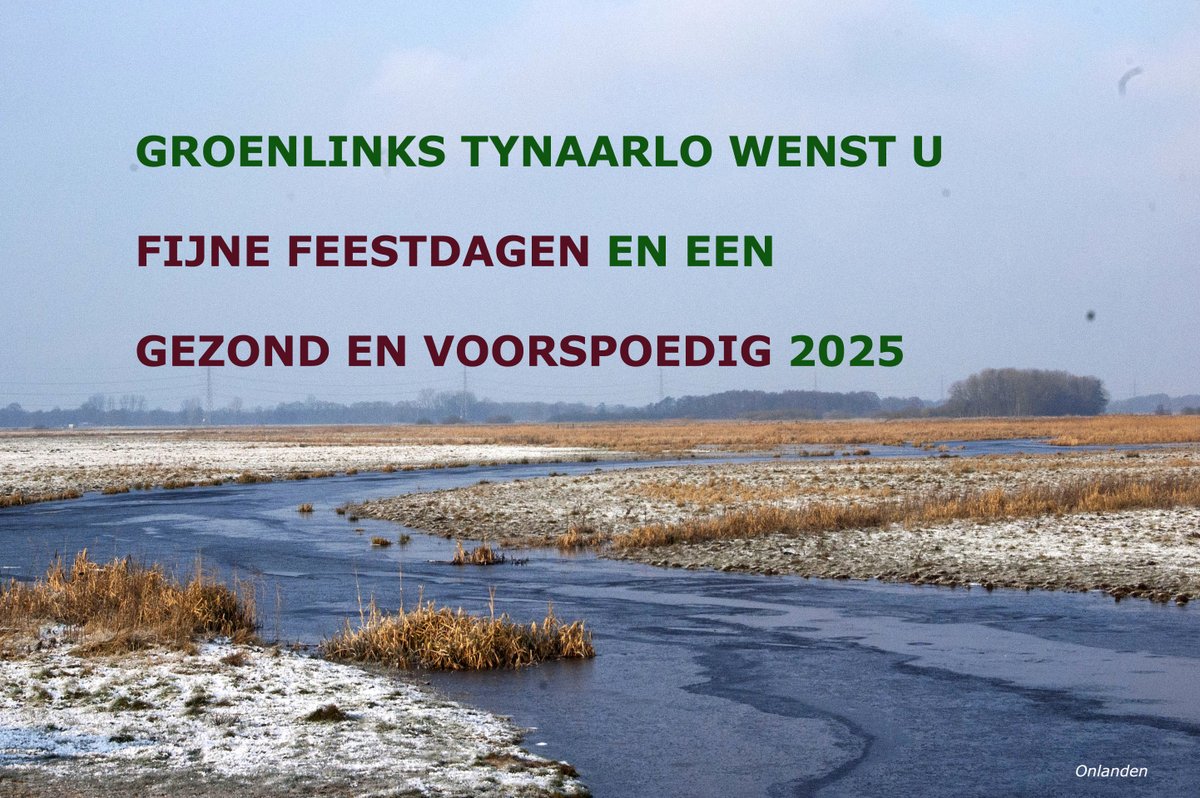 GLTynaarlo's tweet photo. ✨🎄 GroenLinks Tynaarlo wenst iedereen fijne feestdagen en een gezond en voorspoedig 2025 🎄✨ https://t.co/hu3FRJONma