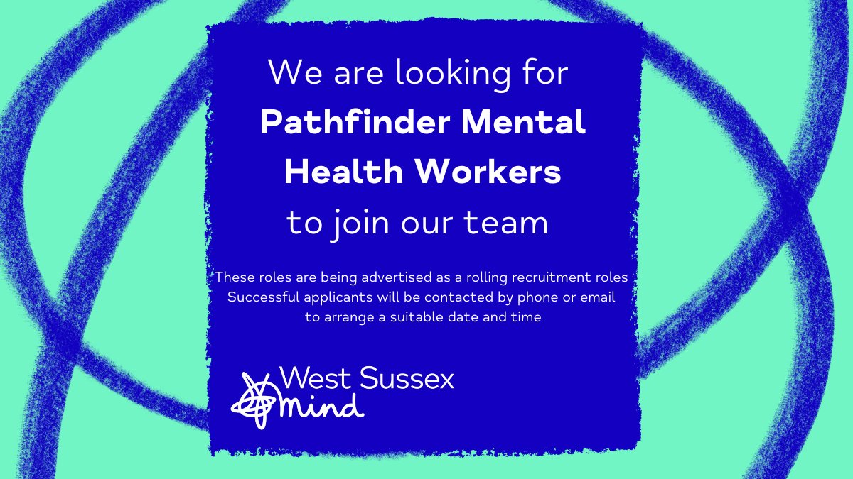 Are you passionate about supporting people struggling with their mental health and looking for a rewarding new role? For more information, follow this link: westsussexmind.org/jobs/pathfinde…
#mentalhealthjobs #wearehiring #westsussex