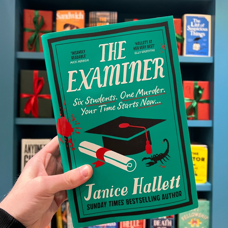 bertsbooks's tweet photo. The Examiner is another cracking book from @JaniceHallett - once again told in the form of emails and texts and forum messages, it's another clever mystery that will have you kicking yourself for missing the blindingly obvious.

#BertVent https://t.co/eZSXQ2nV0I