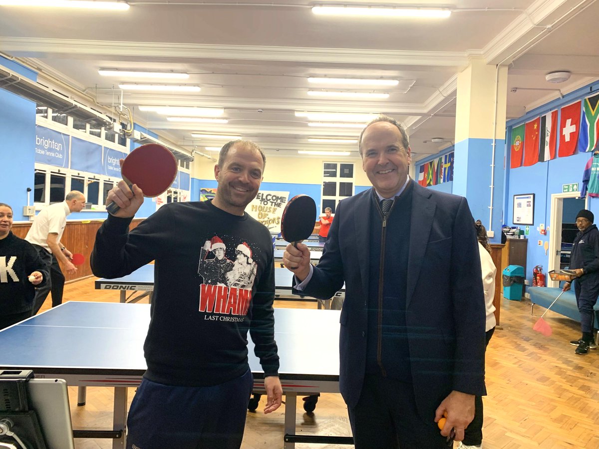 The Lord-Lieutenant recently visited Brighton Table Tennis Club who hit local headlines this summer for their fantastic success at the Paris 2024 #ParalympicGames. Members Will Bayley and Bly Twomey returned home with one silver and two bronze medals between them🎖️