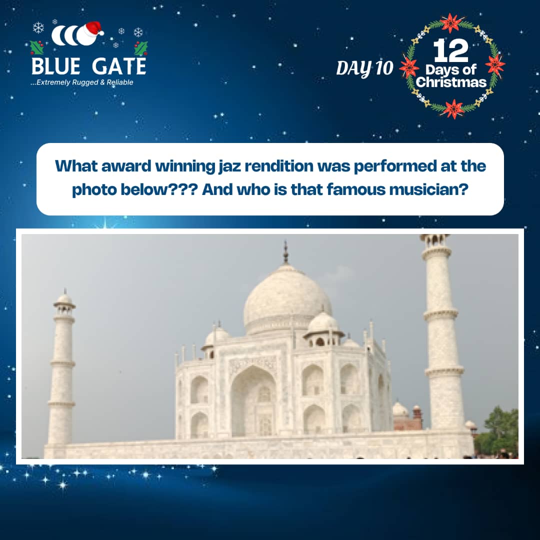 bluegateworld's tweet photo. #MusicMonday

What award-winning jazz rendition was performed at the photo in the attachment??? And who is that famous musician?

Two Random Winners will be selected.

#BLUEGATE12DaysOfChristmas #BLUEGATE
#TwoRandomWinners #BLUEGATEPowerHub https://t.co/iN0OXV9Eul