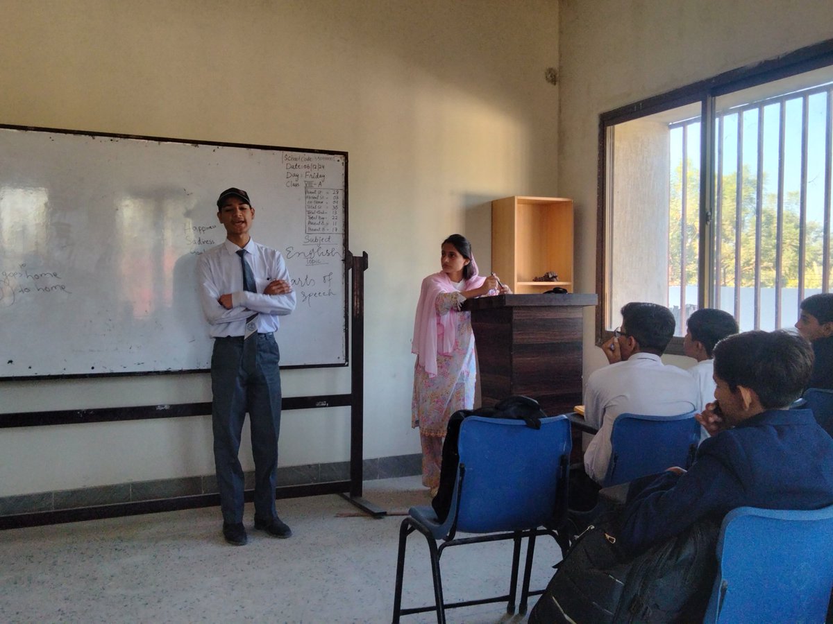 Selenophile092's tweet photo. Immersed in the energy of young minds!
I'm absolutely loving my time with the vibrant students of Class 8 at Peoples School Ghotki! Being amidst these curious learners has given me a unique opportunity to delve into their mentality and understand what sparks their enthusiasm. https://t.co/PLkjgKehcg