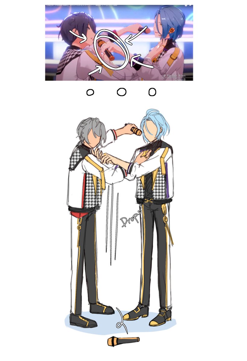 niki_pan08's tweet photo. He should hold his mic properly 

#enstars
 #あんスタ https://t.co/O6n7rY2zcY