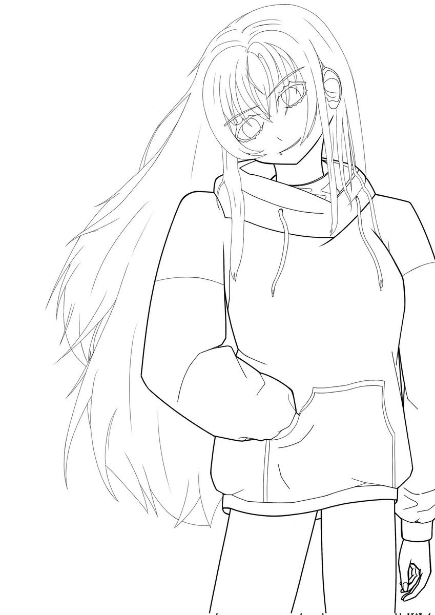 81074N's tweet photo. #イラスト　#オリジナルキャラクター  　
色塗りしたらどうなるかめっちゃ楽しみ！ https://t.co/fYOa6AV5Vs
