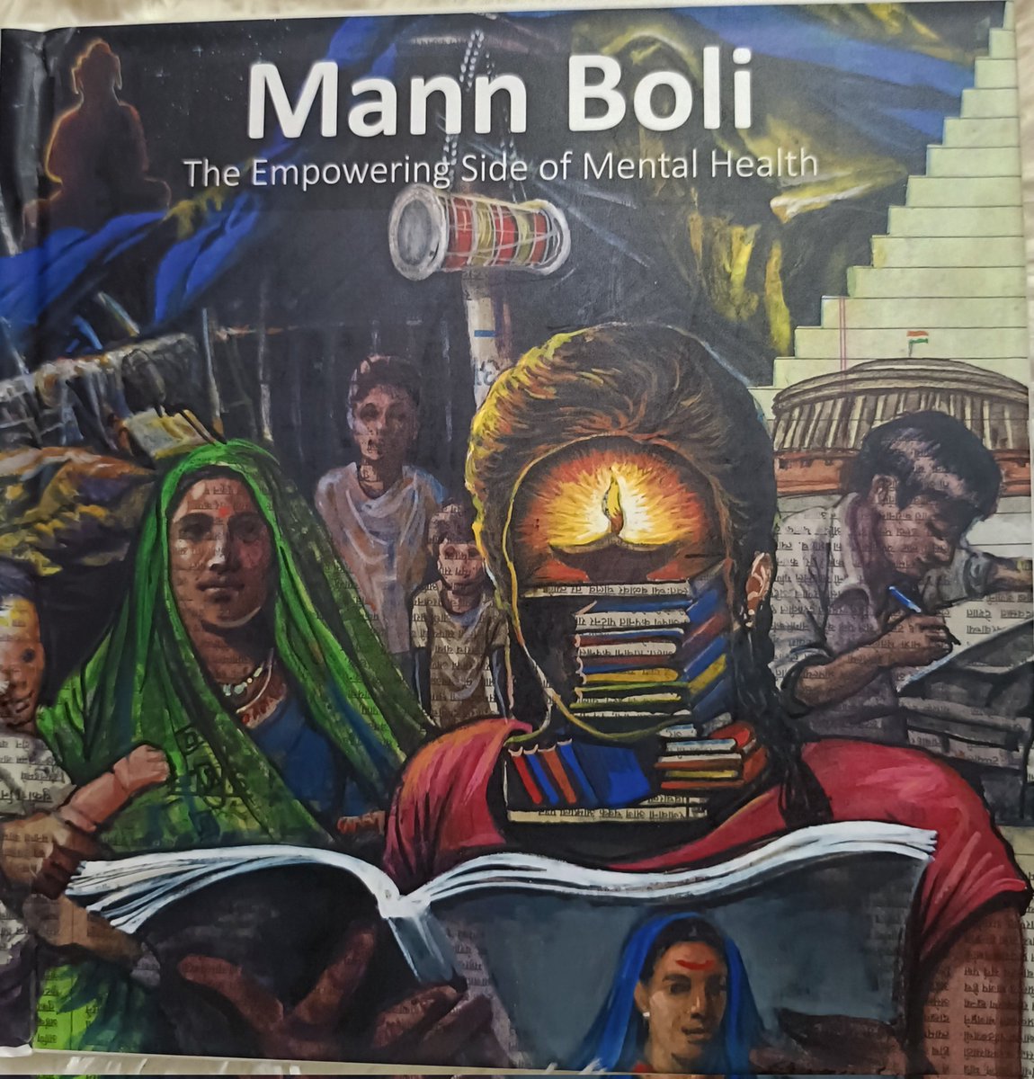 📖 A book with strong expression of art. <a href="/AnubhutiTrust/">Anubhuti</a> We are really happy that we could get ISBN for this and on our own capacity.. with ground examples and easy conversations and tools around #Mentaljustice . First copy in hand 💕.
Book your copy. DM pls.