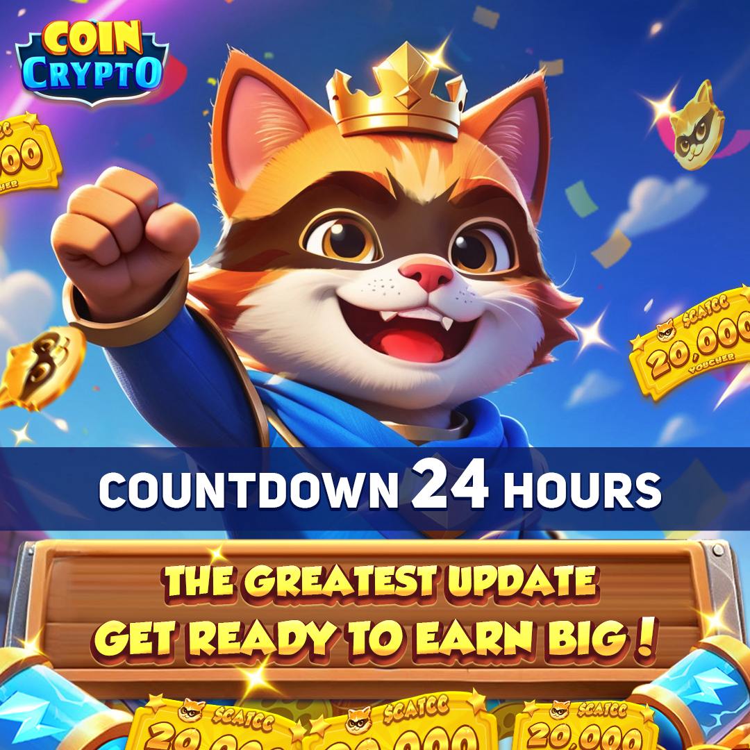 💎💎💎 Countdown: 24 Hours to Go! – Play to Earn Revolution!

🙂 Get ready, CoinCrypto Warriors! The greatest update is almost here, and it’s set to redefine how you Play to Earn in the game.

💰 Introducing $CATCC Vouchers – your key to instant liquidity! These Vouchers will be