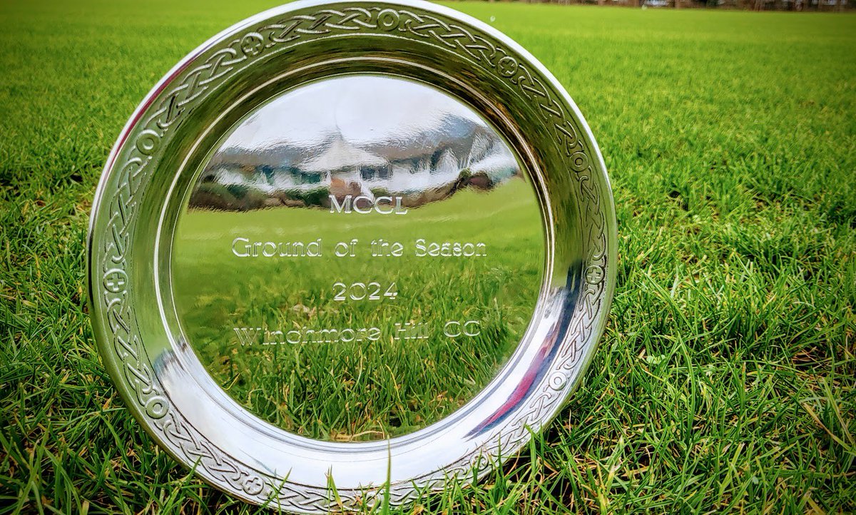 WinchmoreHillCC's tweet photo. There could only be one winner of the inaugural ground of the year… the home of club cricket, The Paulin Ground.

Huge thank you to Andy Moody for his continued hard work &amp; making this the best ground in the league

#paulinground #mccl #cricket #homeofclubcricket #winchmorehill https://t.co/NWDru8HUGg