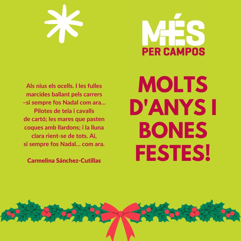 MÉS per Campos tweet media