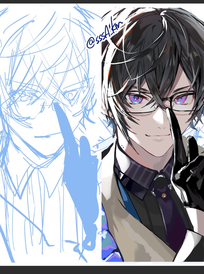 「ラフと着彩#VOLTA展 」|小路さこのイラスト