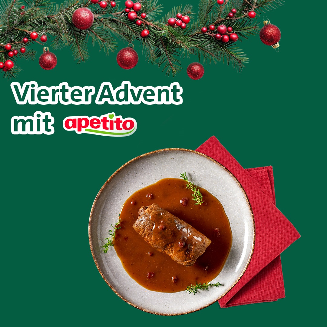apetito wünscht Ihnen frohe Weihnachten und verabschiedet sich damit von X in die Winterpause. Genießen Sie die Feiertage bei gutem Essen im Kreise Ihrer Liebsten und rutschen Sie gut ins neue Jahr!
#merrychristmas #advent #happynewyear