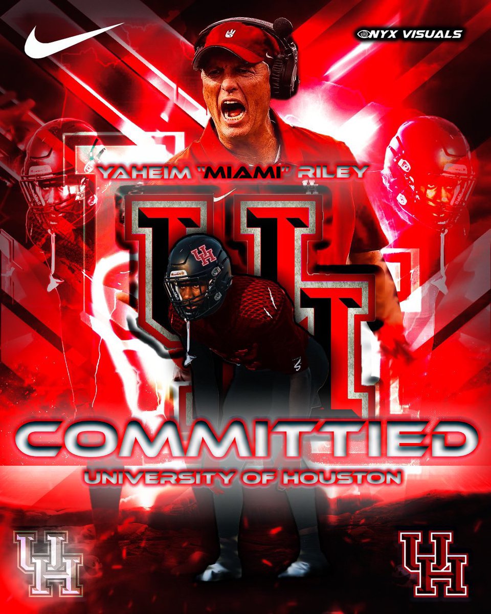 #AGTG I am blessed to take my talent to the university of Houston <a href="/CoachWEFritz/">Coach Willie Fritz</a> <a href="/UHCougarFB/">Houston Football</a> go coogs🔥🐾