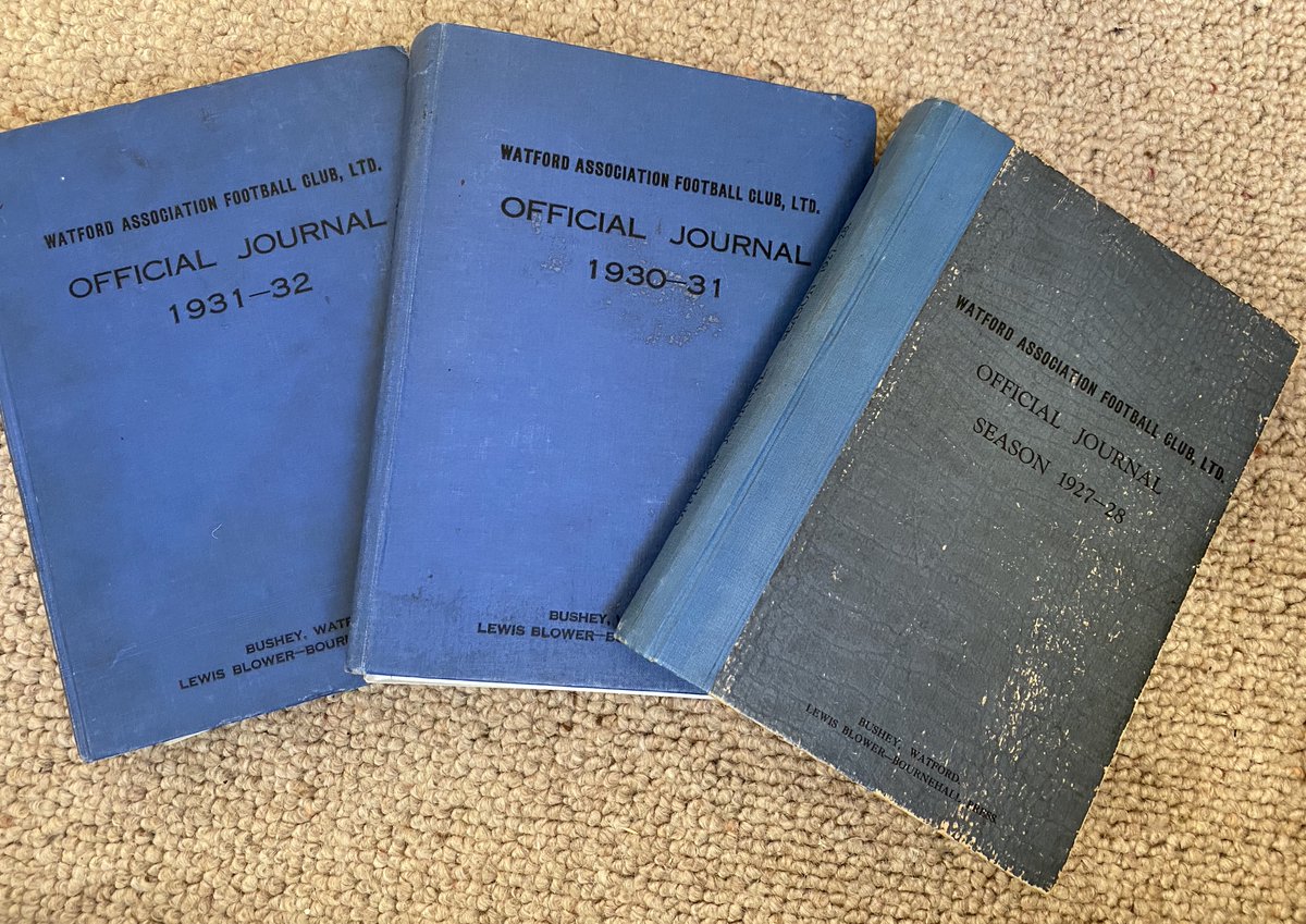 Watford Gold Christmas Triple for 23rd December:
💛 Adrian Mariappa match-worn shirt (2007/08)
🖤 Official WFC 1995 Christmas card
❤️ Featured: 1920s &amp; 30s programme binders
watfordgold.org.uk/catalogue_item…
#WatfordFC <a href="/DNSYE_podcast/">Do Not Scratch Your Eyes Watford FC Podcast 🐝</a> <a href="/hornet_heaven/">Hornet Heaven</a> <a href="/OldWatford/">Old Watford FC</a> <a href="/Observer_Owl/">Watford Observer</a>
